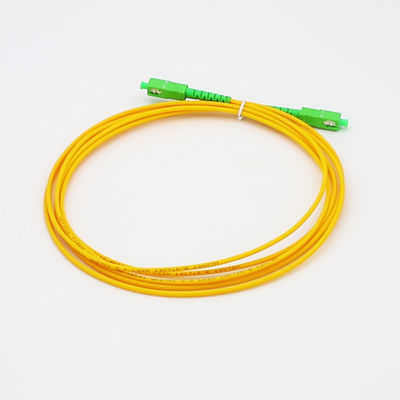 Kabel Patch Serat Optik Mode Tunggal PVC G652D Sc / Apc