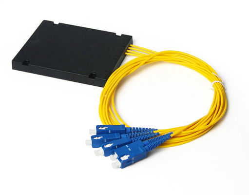 1*16 ABS BOX Fiber Optic PLC Splitter 1 SAMPAI 128 CARA Dengan Konektor SC / UPC