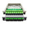 Jenis Kartu Penyisipan Fiber Optic PLC Splitter 1x8 Konektor SC / APC SC / UPC