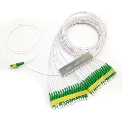 Konektor Lc / Apc G657a PVC 2 × 32 1meter FTTH Fiber PLC Splitter
