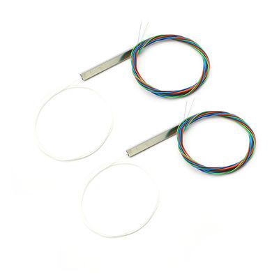 Tanpa Konektor 0.9mm 1 × 4 Mini Jenis Fiber Optic PLC Splitter