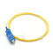 Kabel Pigtail Serat Optik CATV ISO9001, Mode Tunggal Pigtail SC
