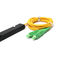 SC APC ABS Box Fiber Optic FBT Coupler Untuk Sistem CATV