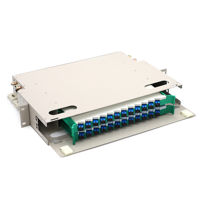 24 Core SC/UPC Fiber Optic Terminal Box Panel Patch Optik ODF